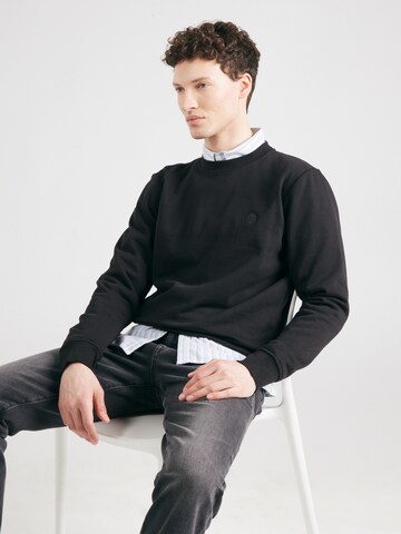 Kronstadt Sweatshirt in Black: front