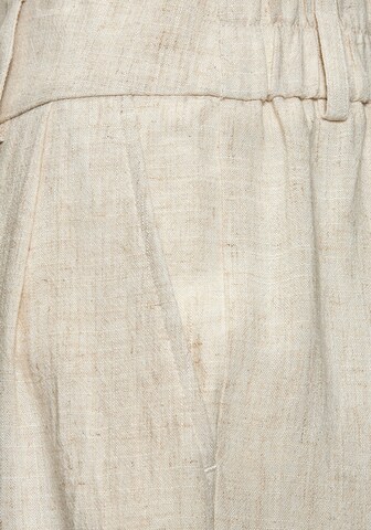 LASCANA Loosefit Bandplooibroek in Beige