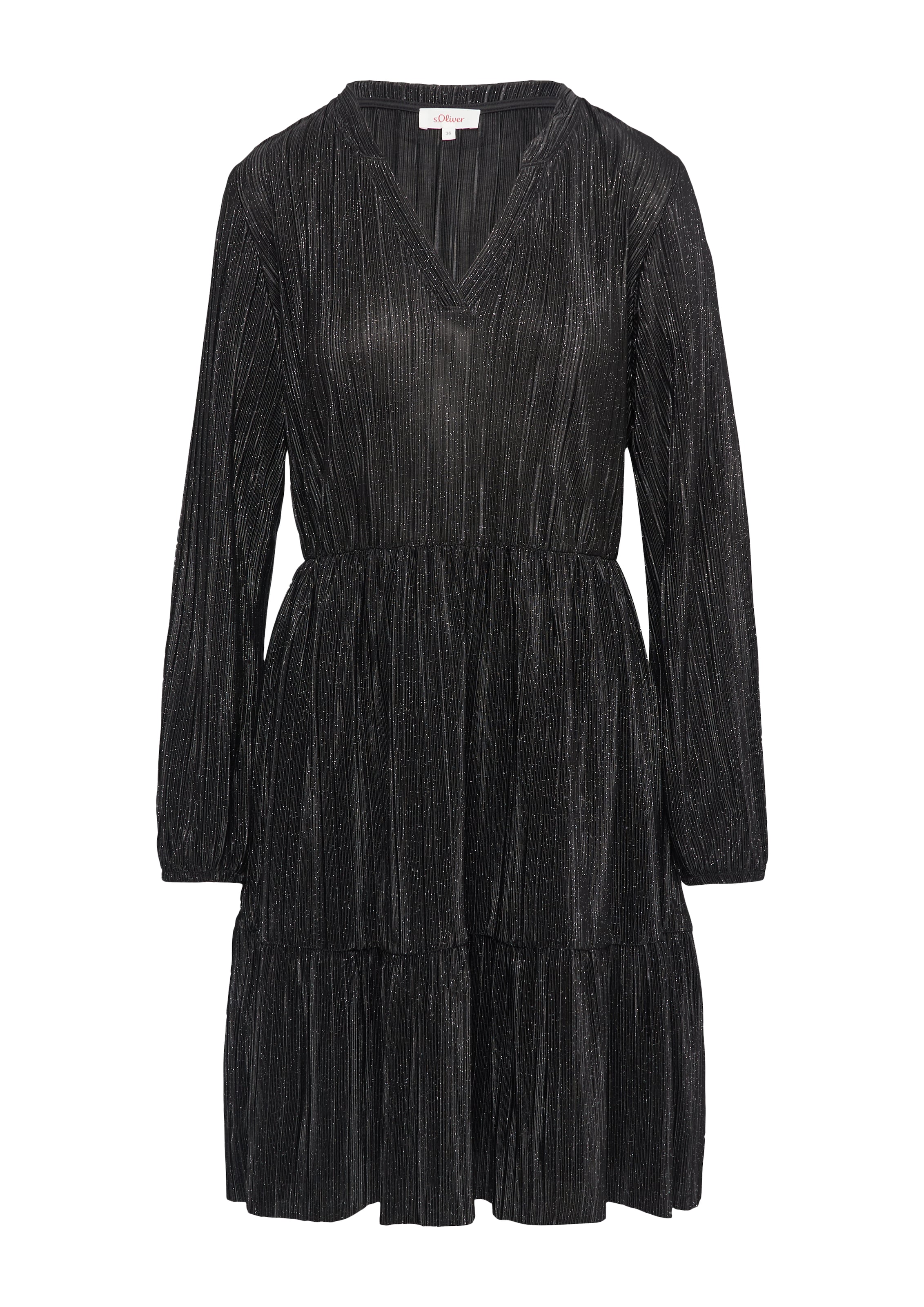 s.Oliver Coctailkleid in Schwarz: Vorderseite