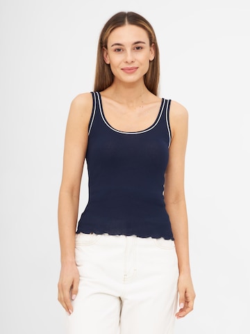 TOOche Top 'One' in Blue: front