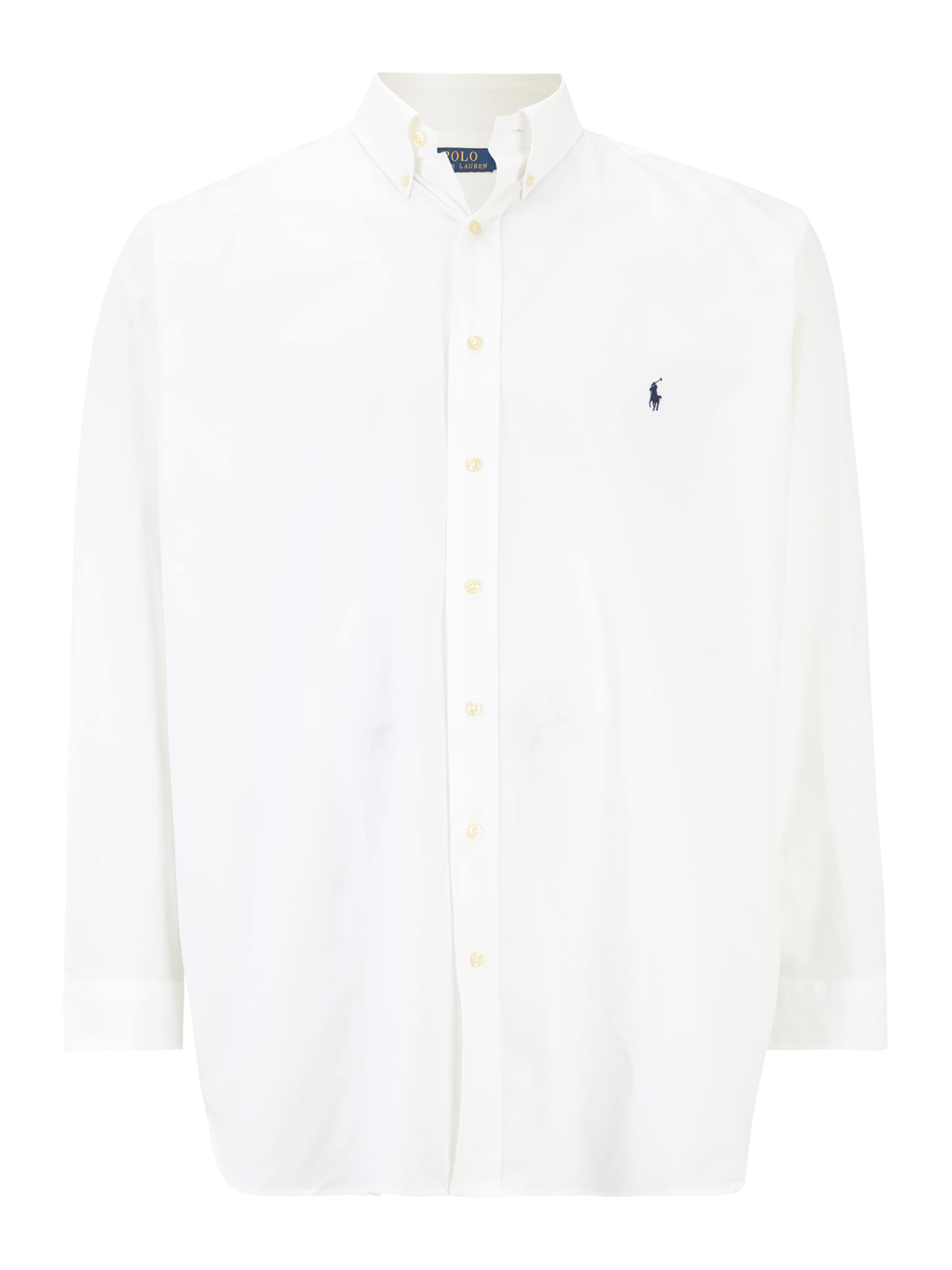 Polo Ralph Lauren Big & Tall Рубашка в Цвет морской волны / Белый, Обзор товара