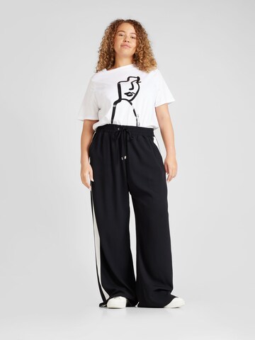 River Island Plus T-Shirt in Weiß