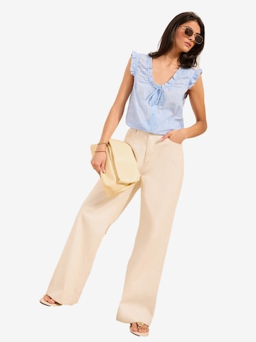 Camicia da donna di Friends Like These in blu: frontale