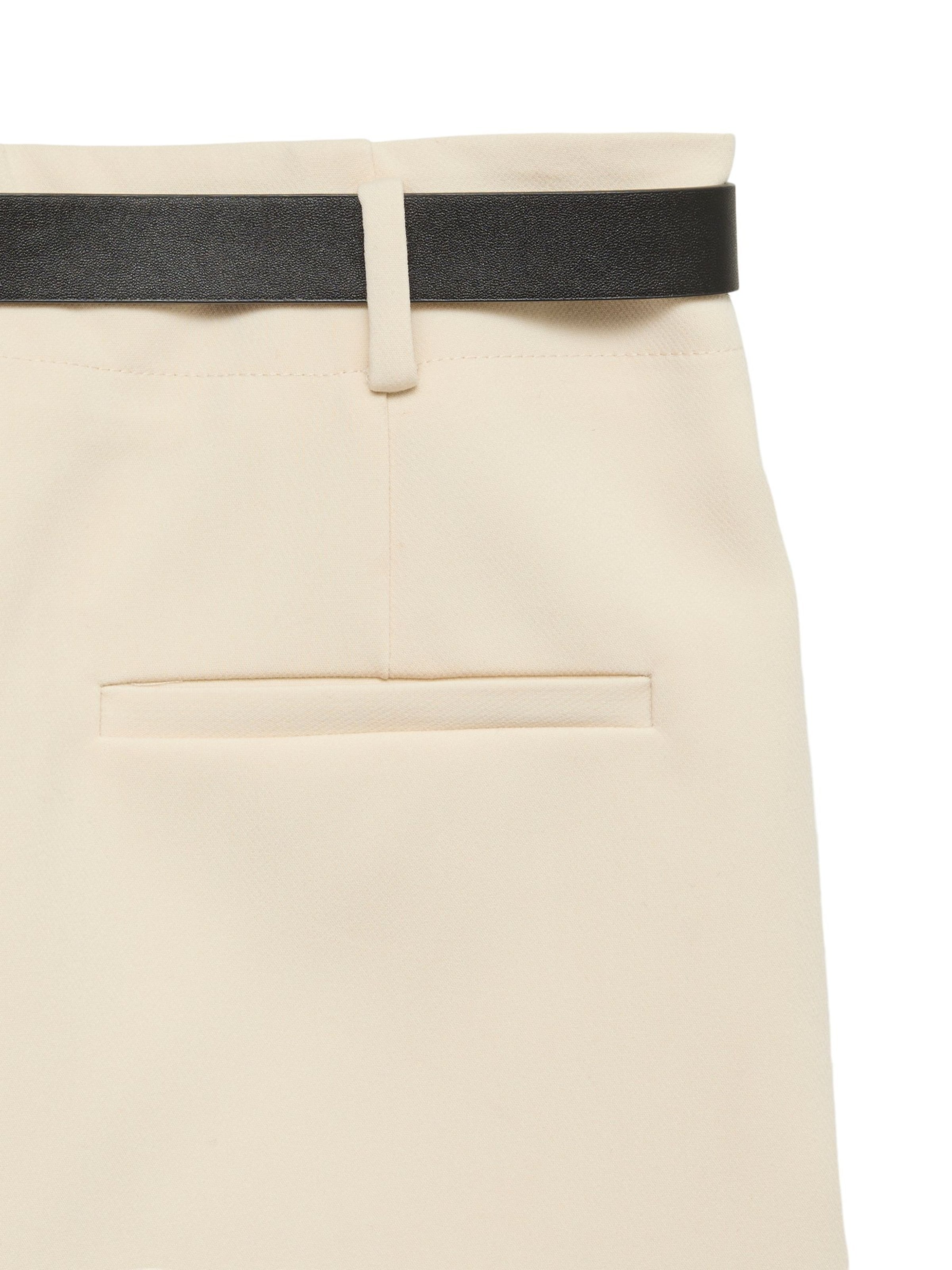 VERO MODA regular Bukser med lægfolder 'VMIris' i hvid