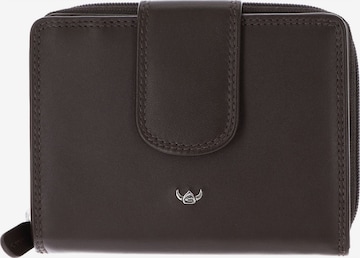 Porte-monnaies 'Polo ' GOLDEN HEAD en marron : devant