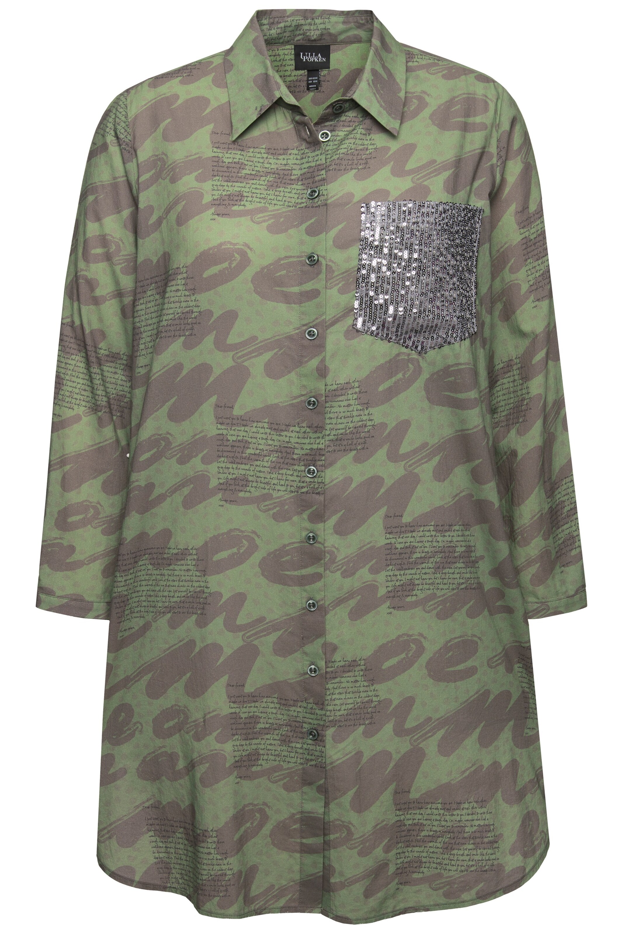 Ulla Popken Tunic in Green: front