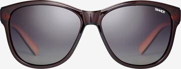 Lunettes de soleil SINNER en marron : devant