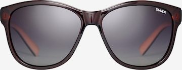 Lunettes de soleil SINNER en marron : devant