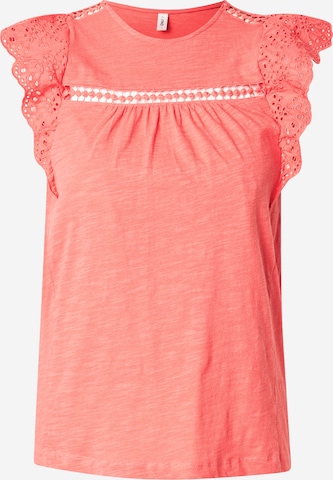 oranžs ONLY T-Krekls 'ONLLEA': no priekšpuses