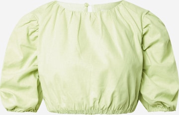 NA-KD Blouse in Groen: voorkant