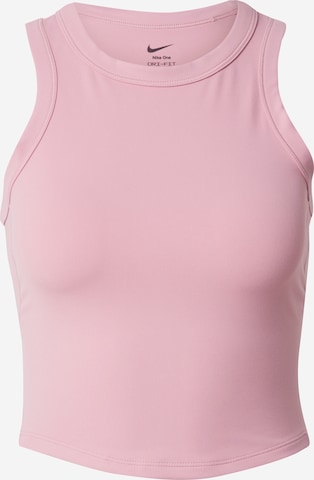 NIKE Sports top 'ONE' in Pink: front