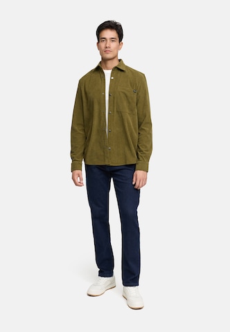 Coupe regular Chemise 'INNemoto' INDICODE JEANS en vert