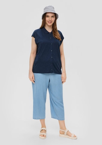 s.Oliver Red Label Big & Tall Bluse in Blau