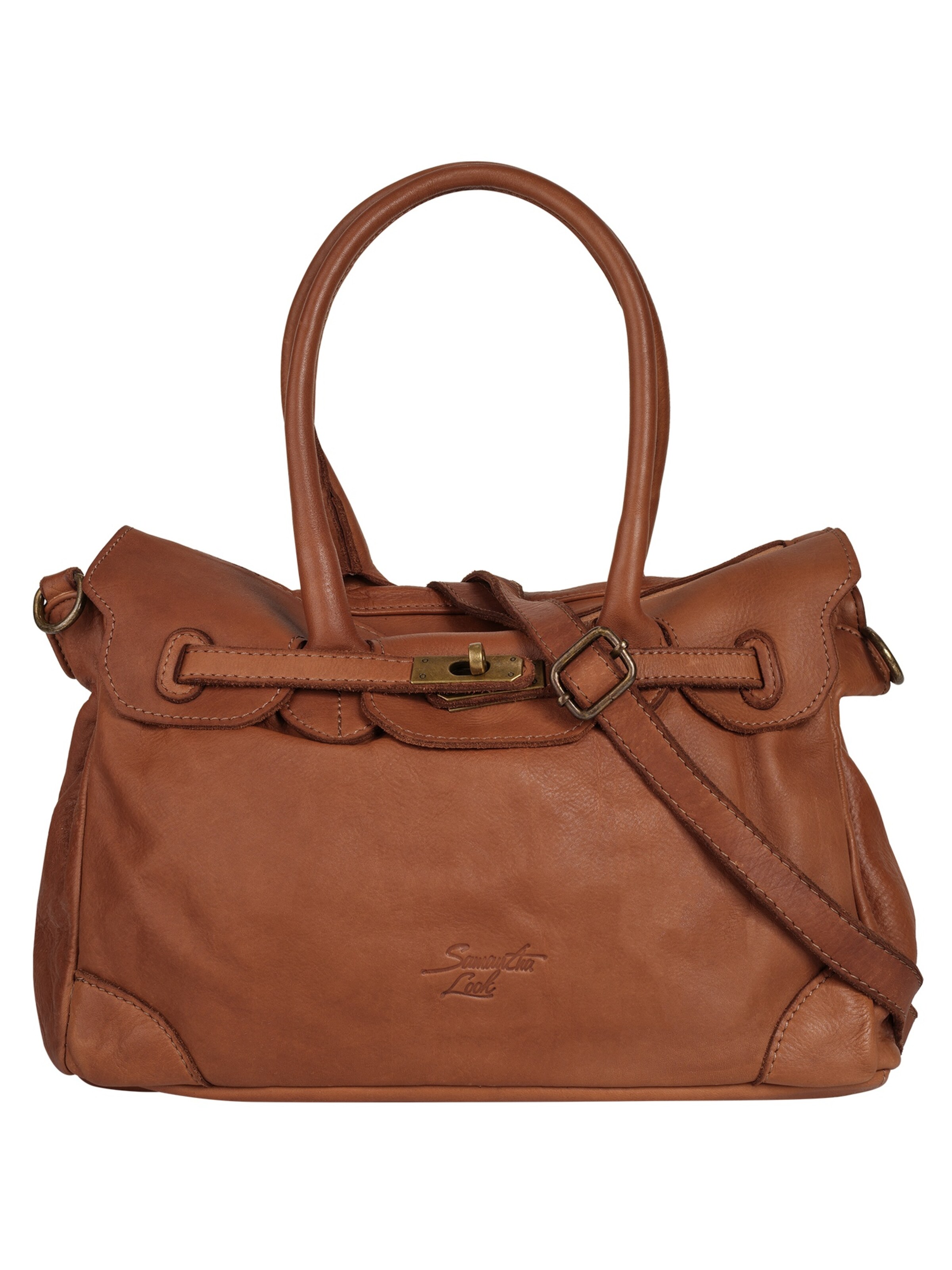 Cabas Samantha Look en marron : devant
