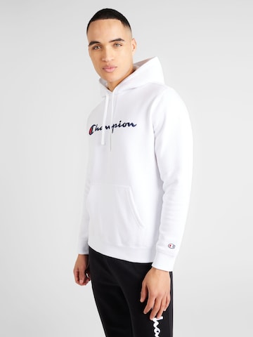 Champion Authentic Athletic Apparel Μπλούζα φούτερ σε λευκό: μπροστά