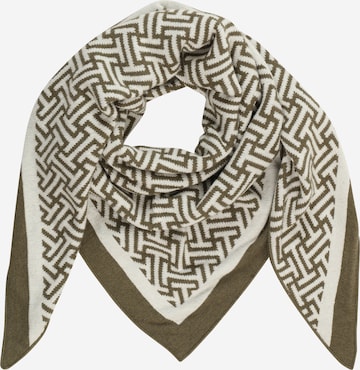 Foulard Zwillingsherz en vert : devant