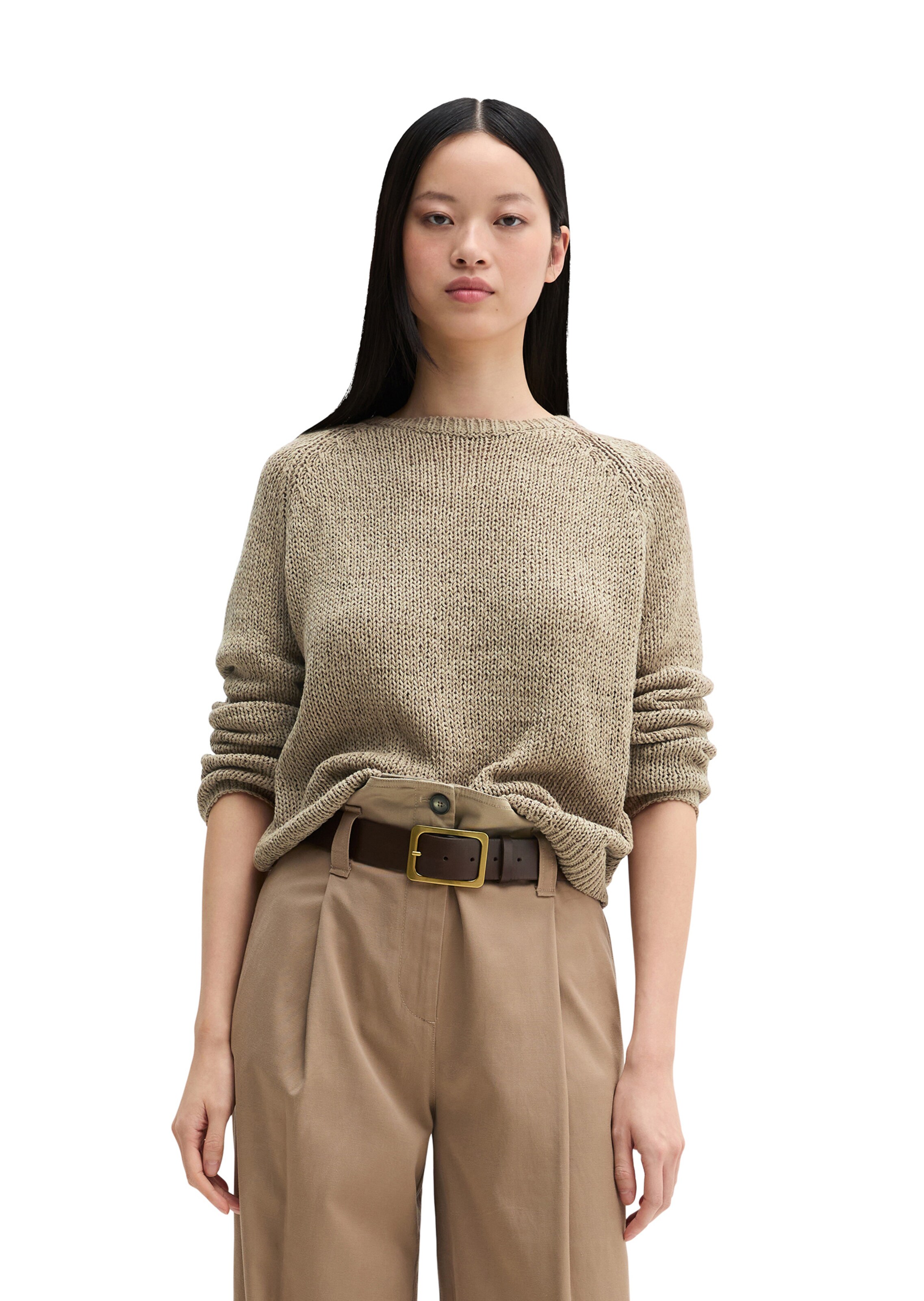 Marc O'Polo Pullover in Braun: Vorderseite