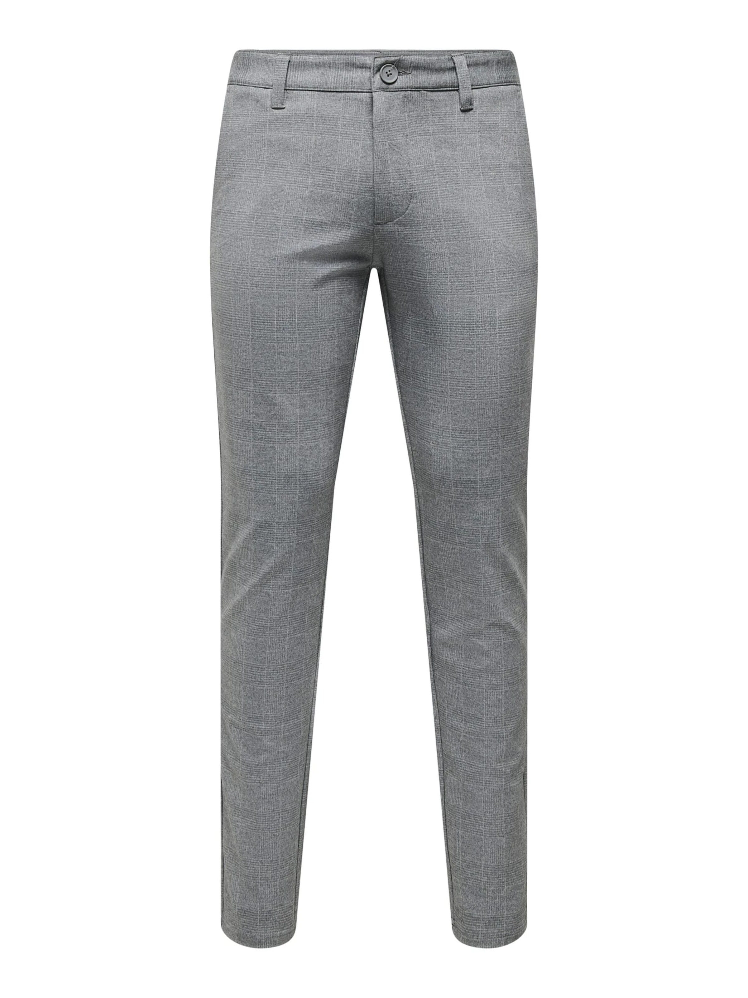 Only & Sons Baggy Trousers 'Mark' in Grey: front