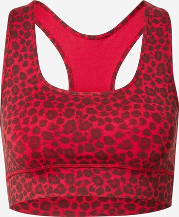 Bustier Soutien-gorge de sport Hey Honey en rouge : devant