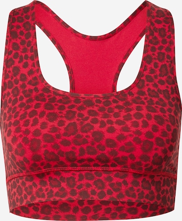 Hey Honey Bustier Sports-BH i rød: forside