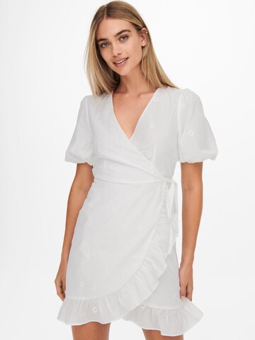 Robe 'Serra' ONLY en blanc : devant