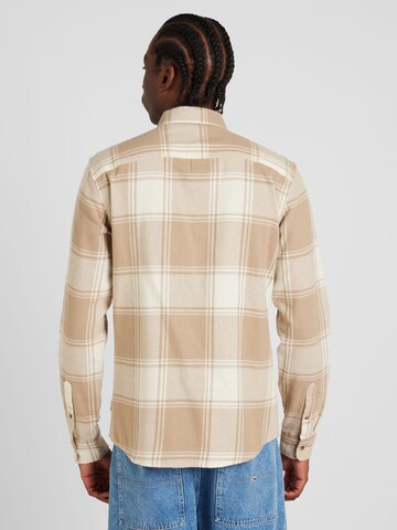 Only & Sons Slim Fit Skjorte 'ONSGudmund' i beige