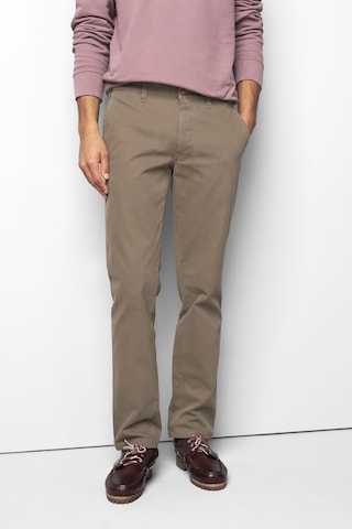 Regular Pantalon chino 'Move' MEYER en beige : devant