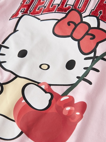 NAME IT Bluser & t-shirts 'Hello Kitty' i pink
