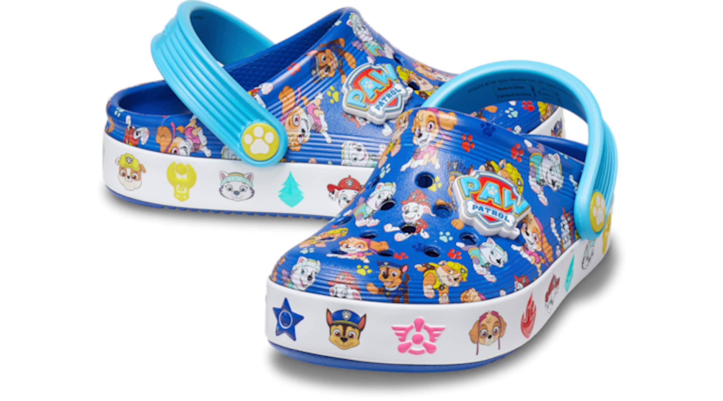 Pantofi deschiși 'Toddler Off Court' de la Crocs pe albastru