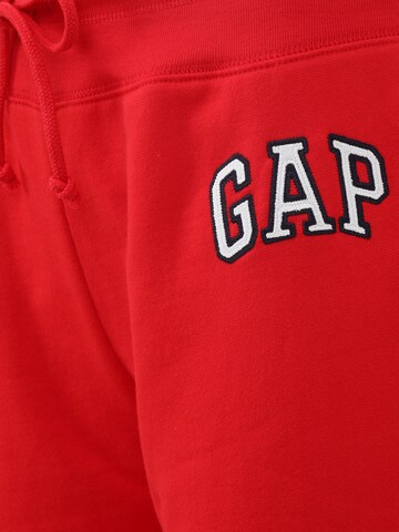 Tapered Pantaloni di Gap Tall in rosso