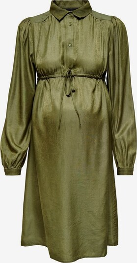 Only Maternity Shirt Dress 'Mama' in Green, Item view