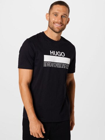 HUGO Red Shirt 'Daitai' in Black: front