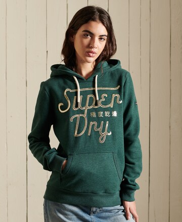 Superdry Sweatshirt in Groen