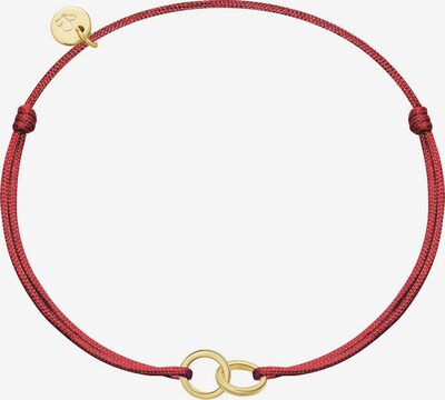 Glanzstücke München Armband in One Size in goldgelb / rot, Produktansicht