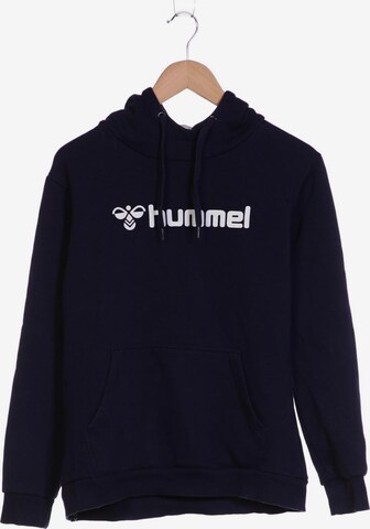 Hummel Sweatshirt & Zip-Up Hoodie in S in Blue: front