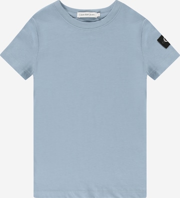 T-Shirt Calvin Klein Jeans en bleu : devant