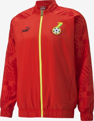 PUMA Athletic Jacket 'Prematch' in Red: front