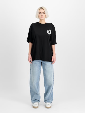 ALPHA INDUSTRIES Shirts i sort: forside