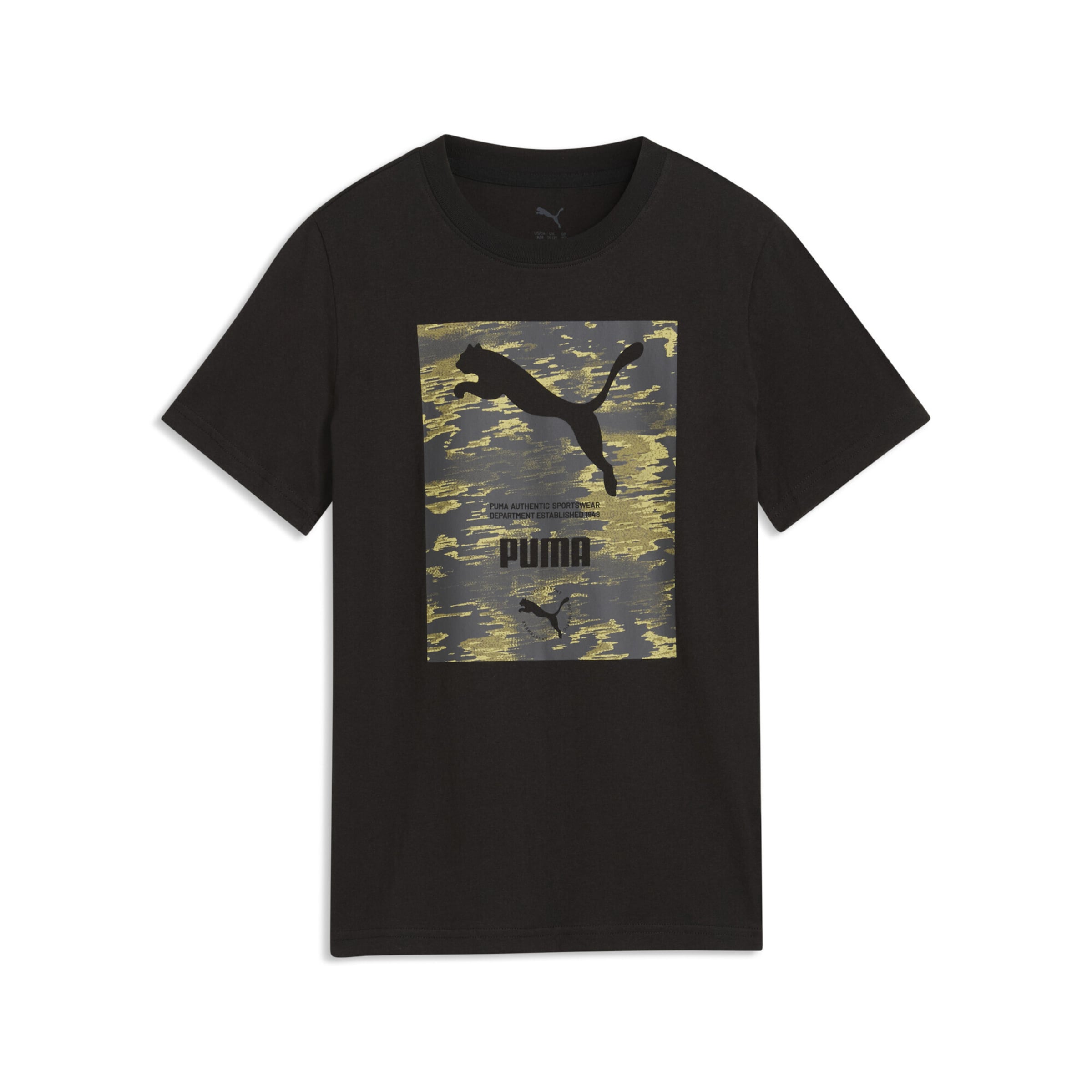 T-Shirt fonctionnel PUMA en noir : devant