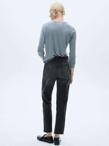 MANGO Regular Jeans 'BLANCA' in Schwarz