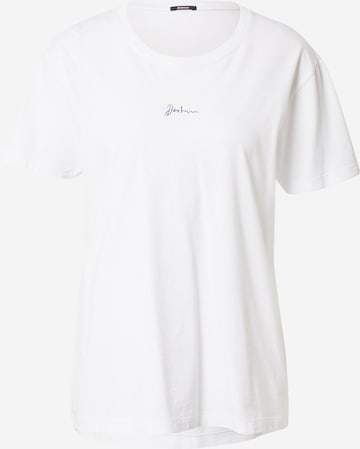 T-Shirt 'EMMA' de la DENHAM pe alb: față