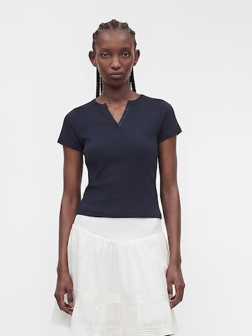 Tricou de la HOLLISTER pe albastru: față