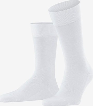 FALKE Socken 'Sensitive London' in Weiß: Vorderseite
