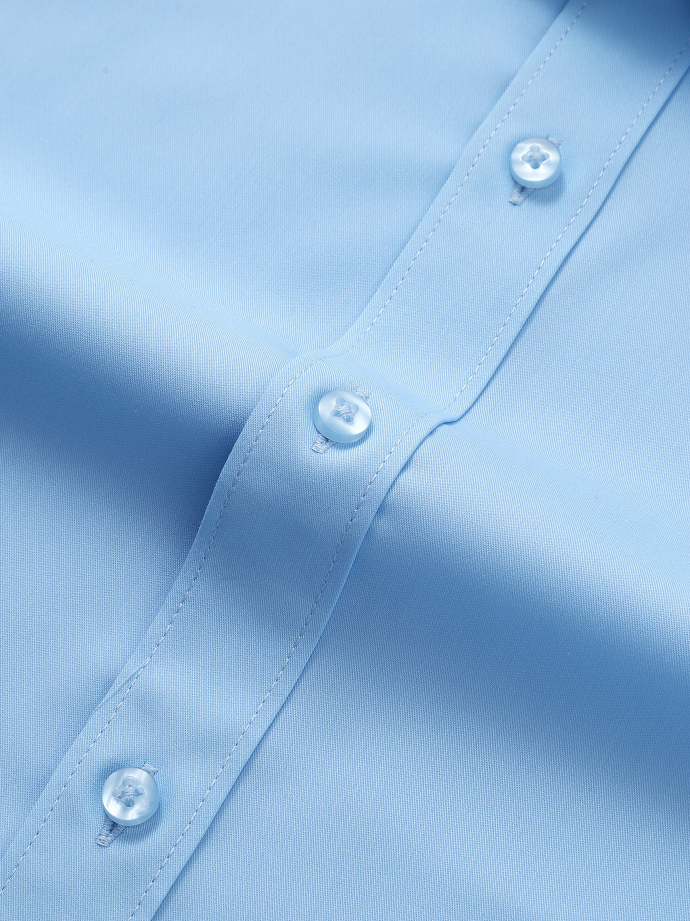 ALLTHEMEN Regular fit Business Shirt 'Gelassenheit' in Blue