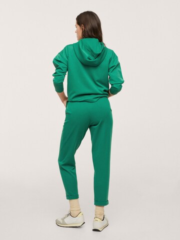 MANGO Slimfit Spodnie 'FLORIDA 1' w kolorze zielony
