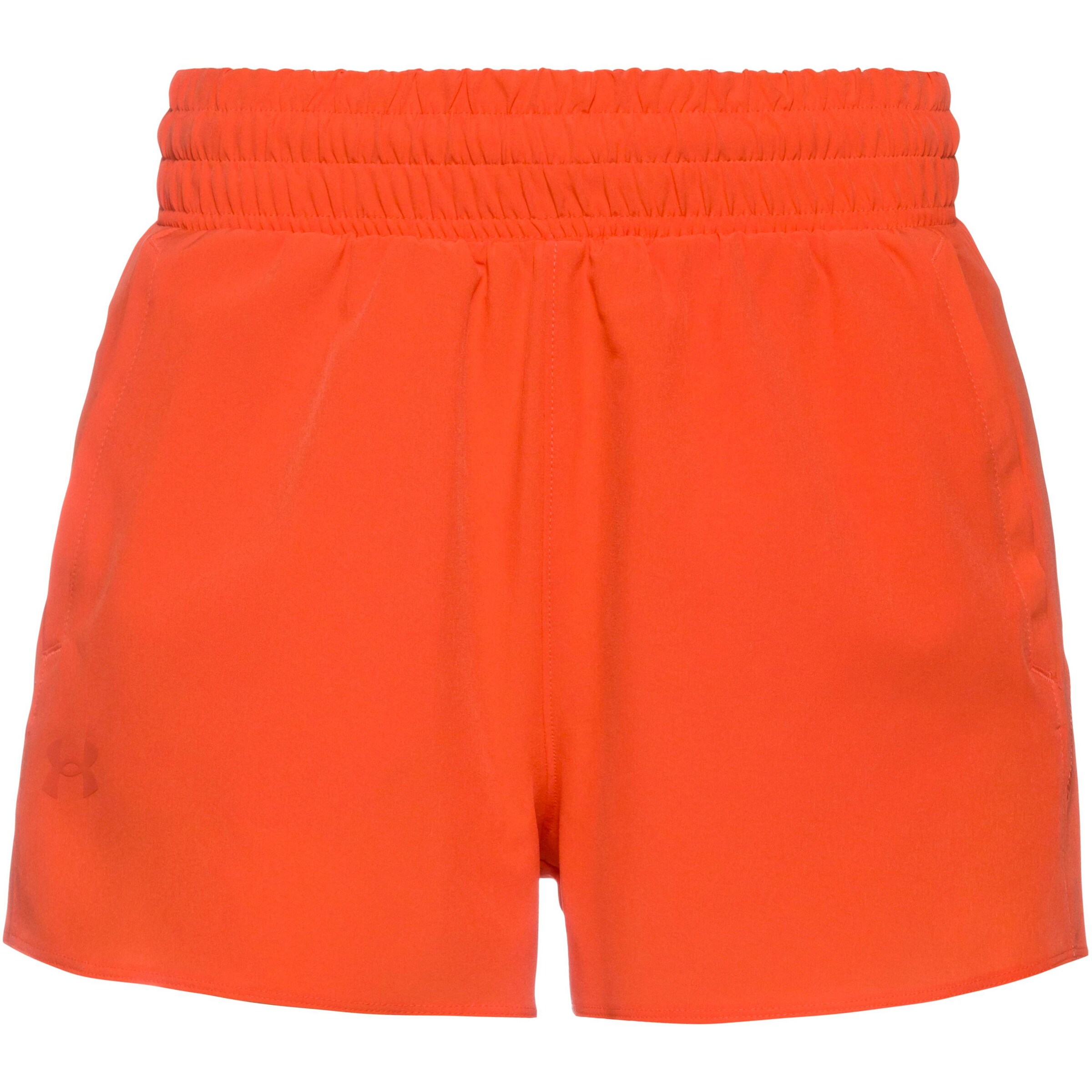UNDER ARMOUR Workout Pants 'Flex' in Orange: front