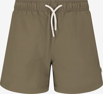 NOU Boardshorts 'Eyemouth jr. V2' in Grün: Vorderseite