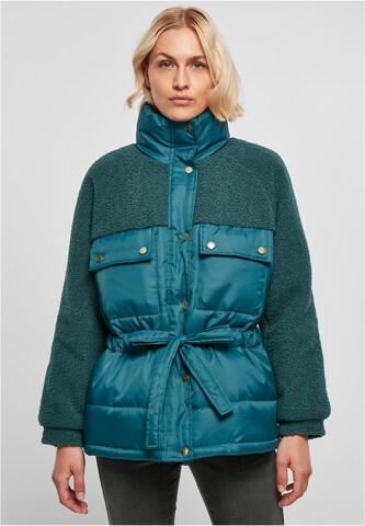 Urban Classics Between-season jacket in Green: front