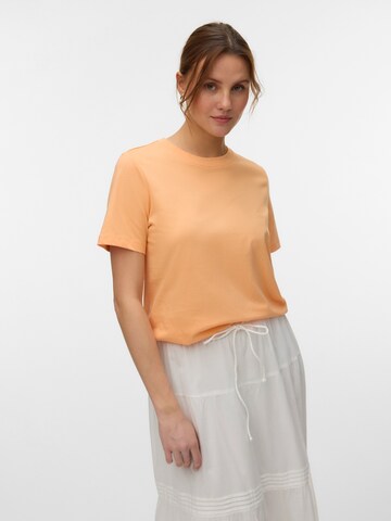 oranžinė VERO MODA Marškinėliai 'VMPAULINA': priekis