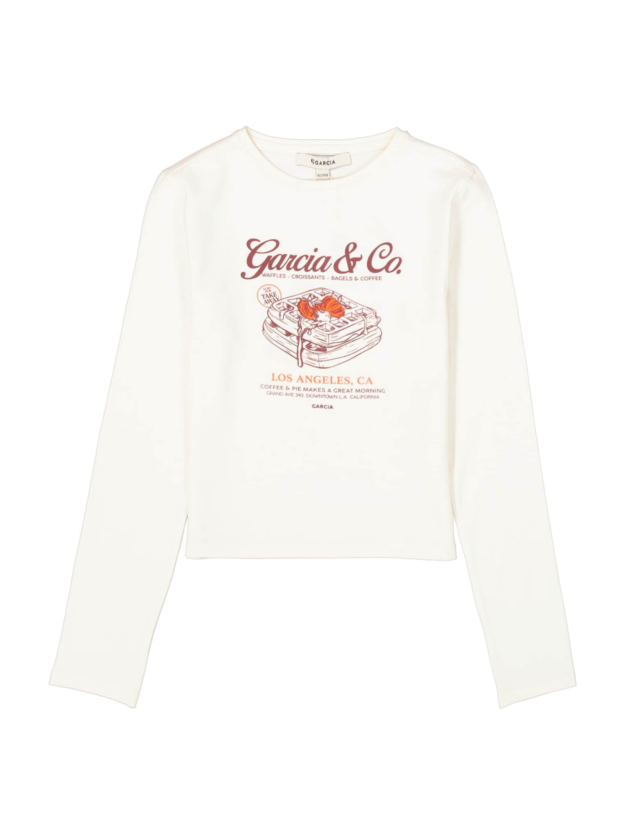 GARCIA Μπλουζάκι σε λευκό: μπροστά